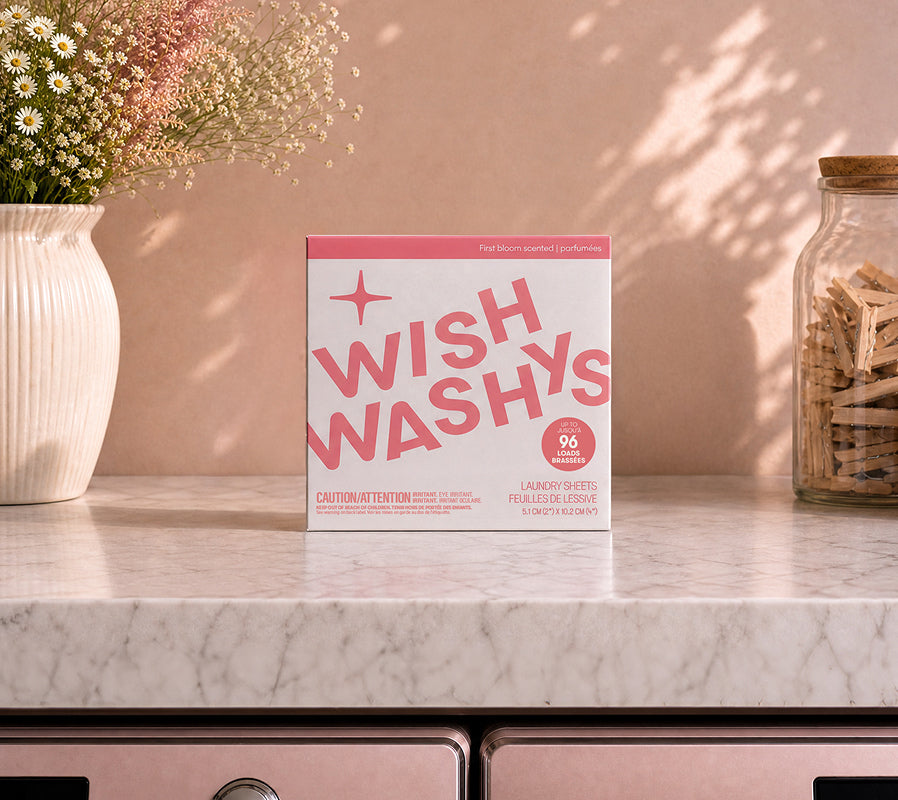 First bloom scented laundry sheets
