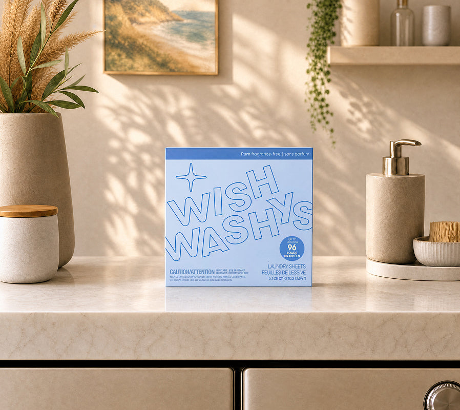 Pure unscented laundry sheets