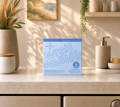 Pure unscented laundry sheets